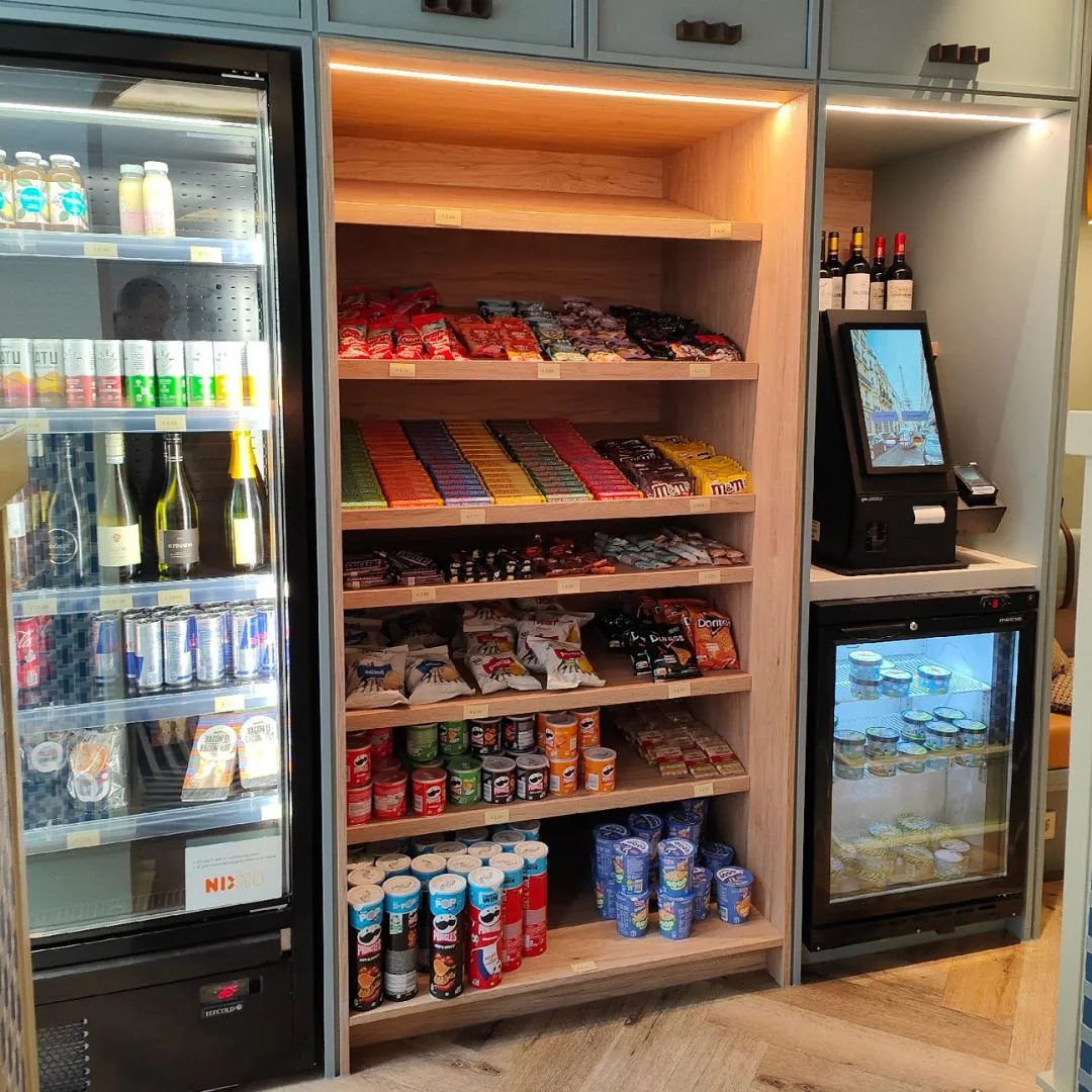 Selbstbedienungskasse Hotel Prestop