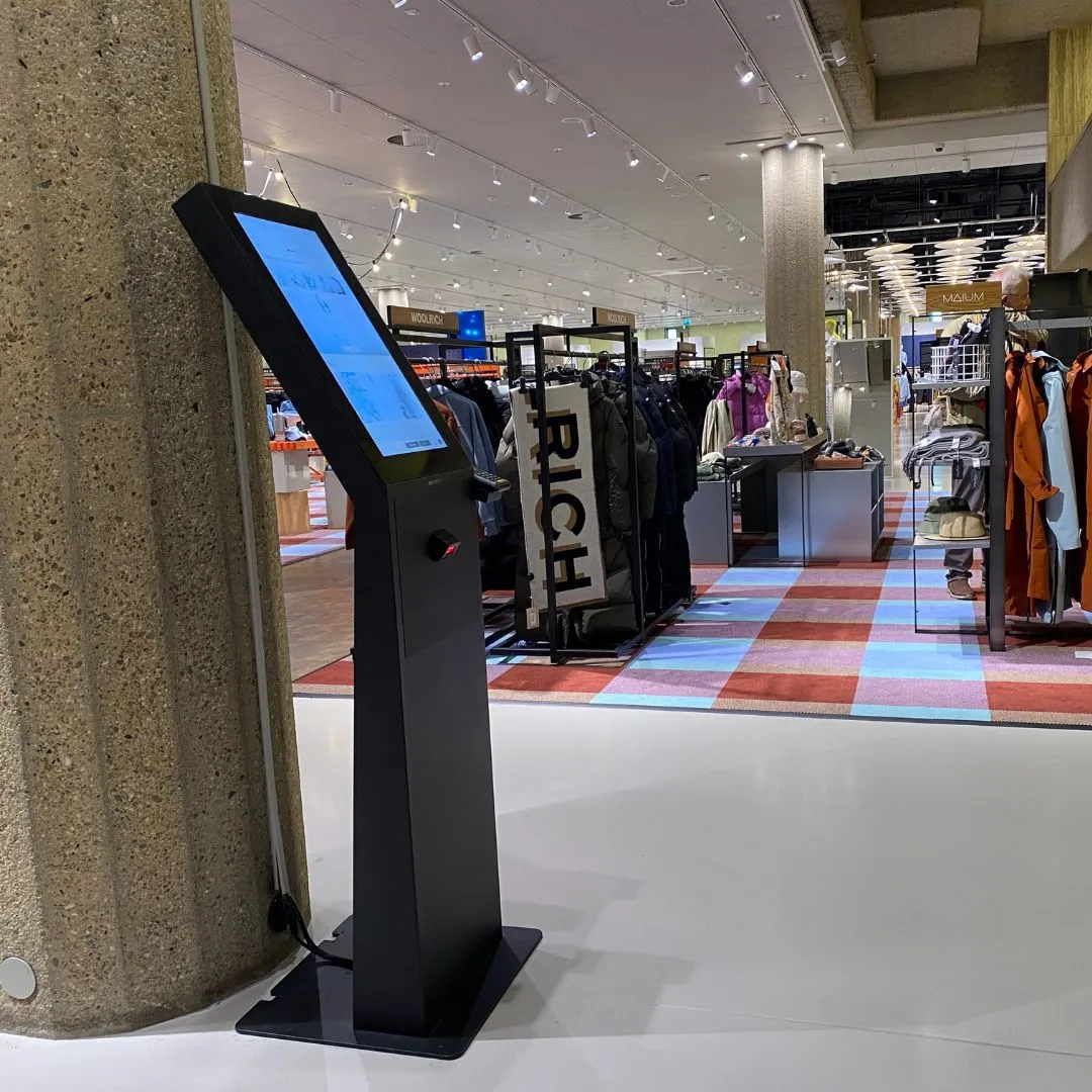 Prestop Bestellkiosk Kaufhaus Bijenkorf