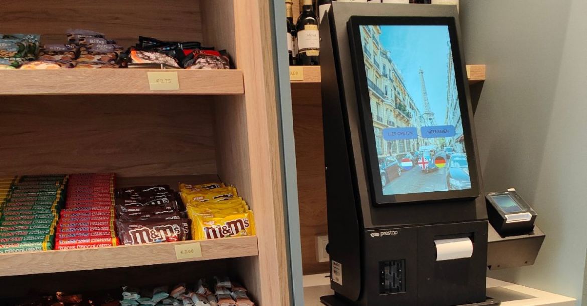 Selbstbedienungskasse Hotel Prestop