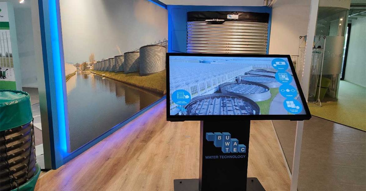 Prestop 49 inch kiosk mit Omnitapps