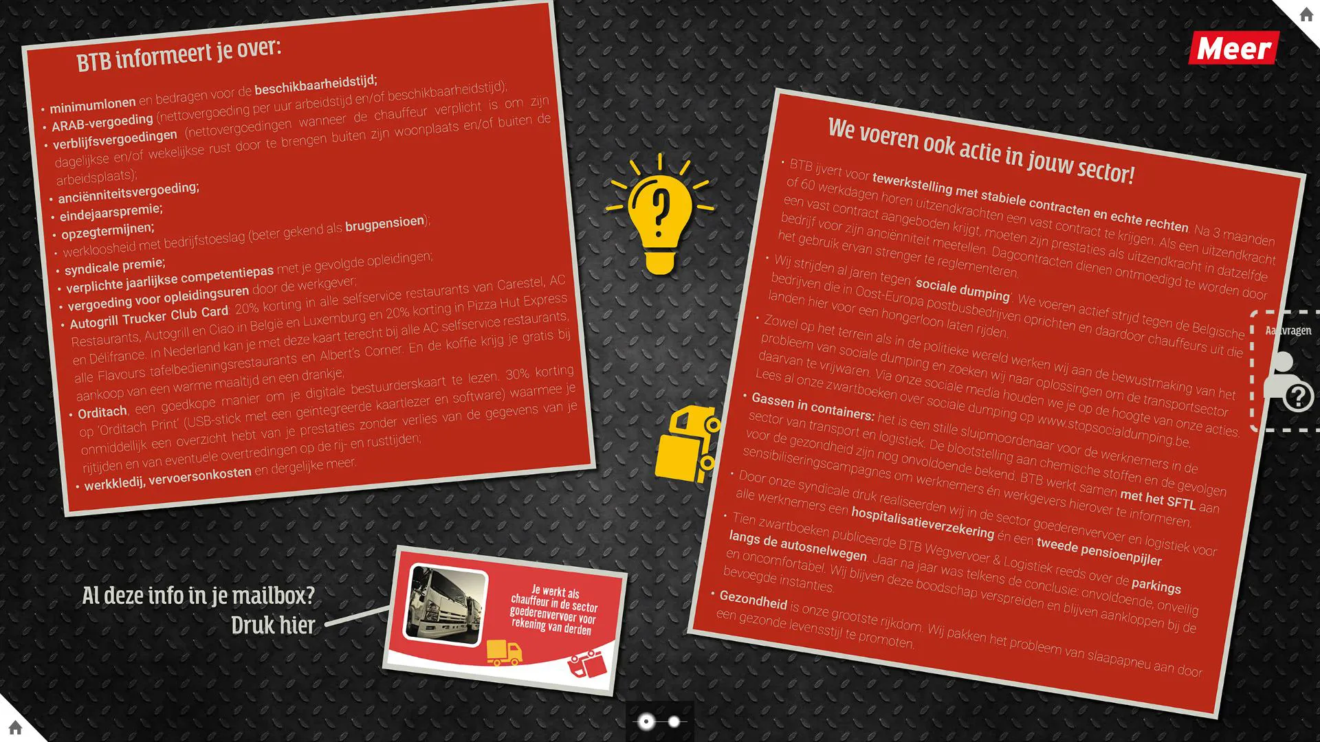 Omnitapps screenshots touch table Vermietung BTB ABVV 2024