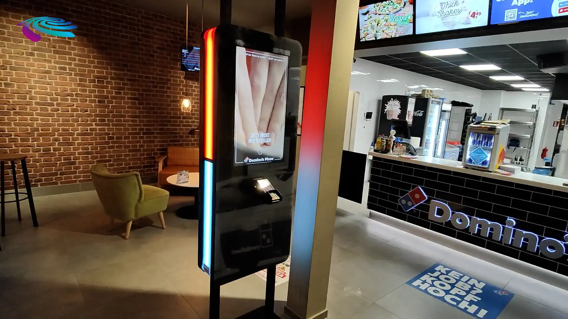 Prestop Self-Service Kiosk Domino's Pizza Installationsvideo
