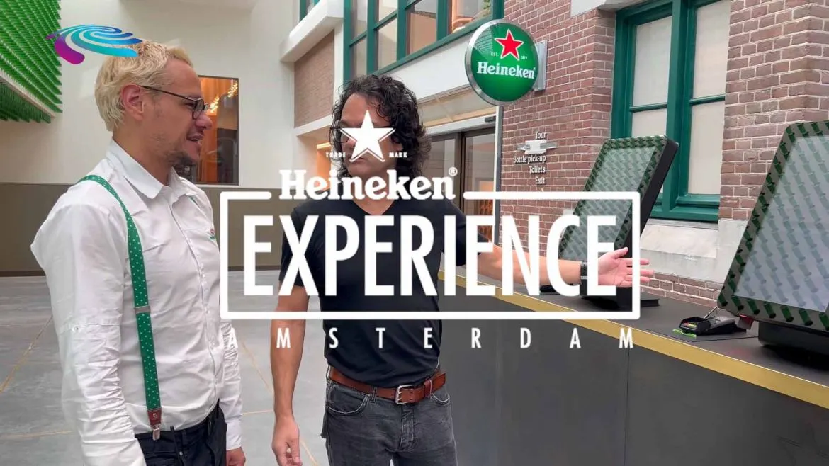Heineken Experience ticket kiosk ticketbestelstele Prestop