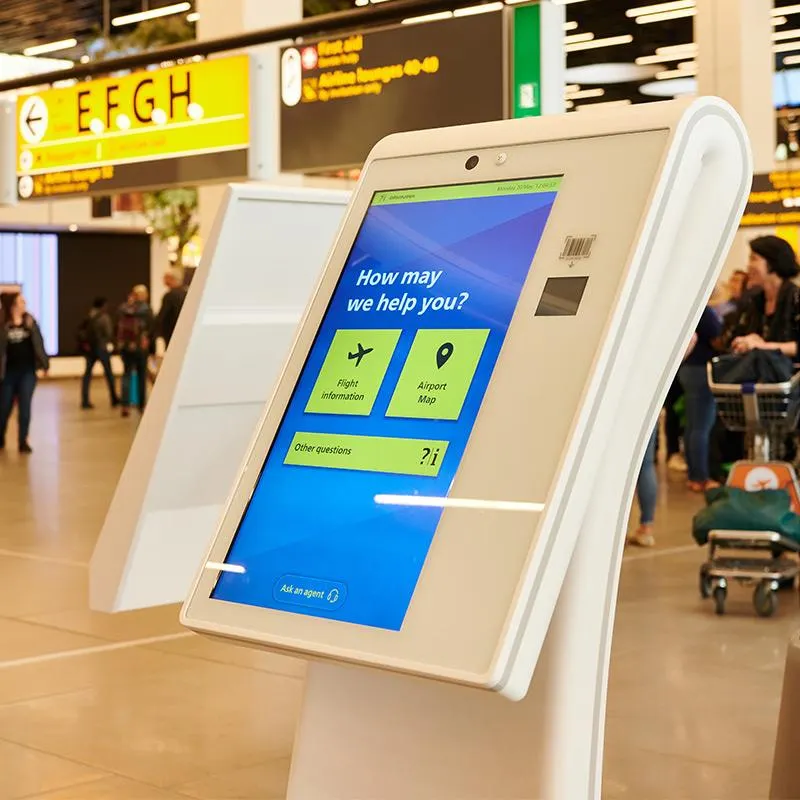 prestop schiphol atos self-service unit