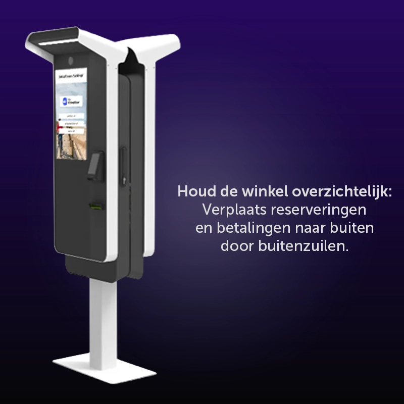 Prestop-Outdoor Kiosk „Mijnfietsverhuur“