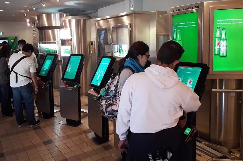 Heineken Kiosksystem von Prestop