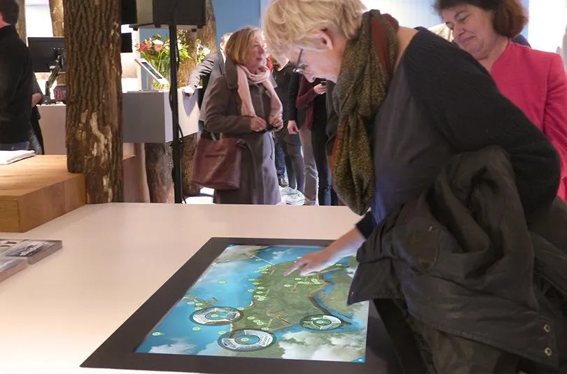 VVV Zeeland touchscreen tafel