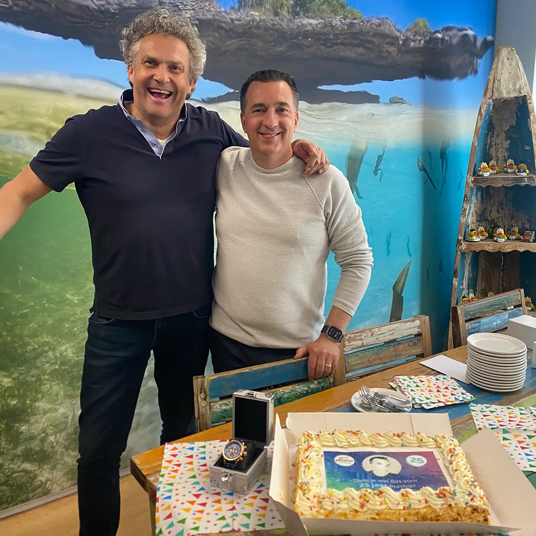 Bas ist seit 25 Jahren bei Prestop