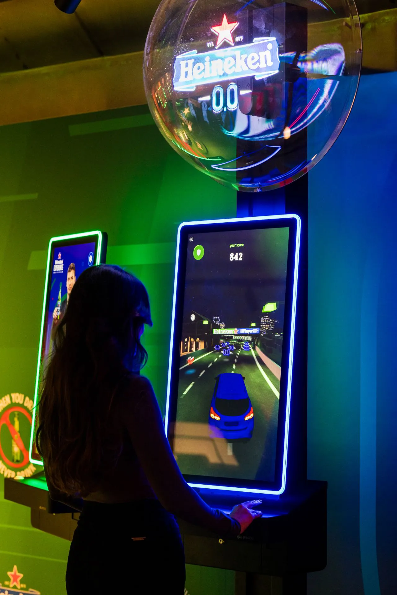 Heineken Experience Formula 1®-Spiel an Prestop-Kiosken
