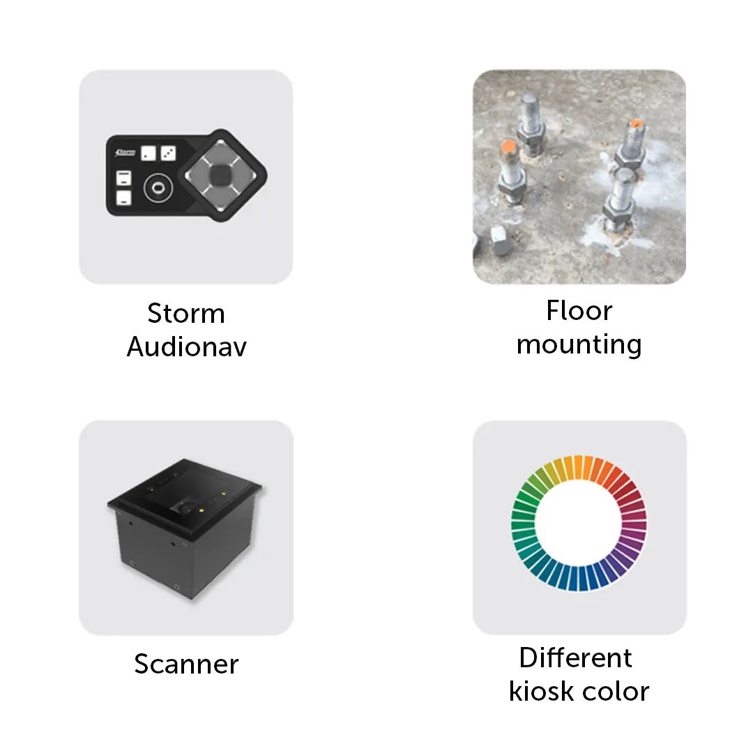 Optionen Qmatic Prestop-Kiosk