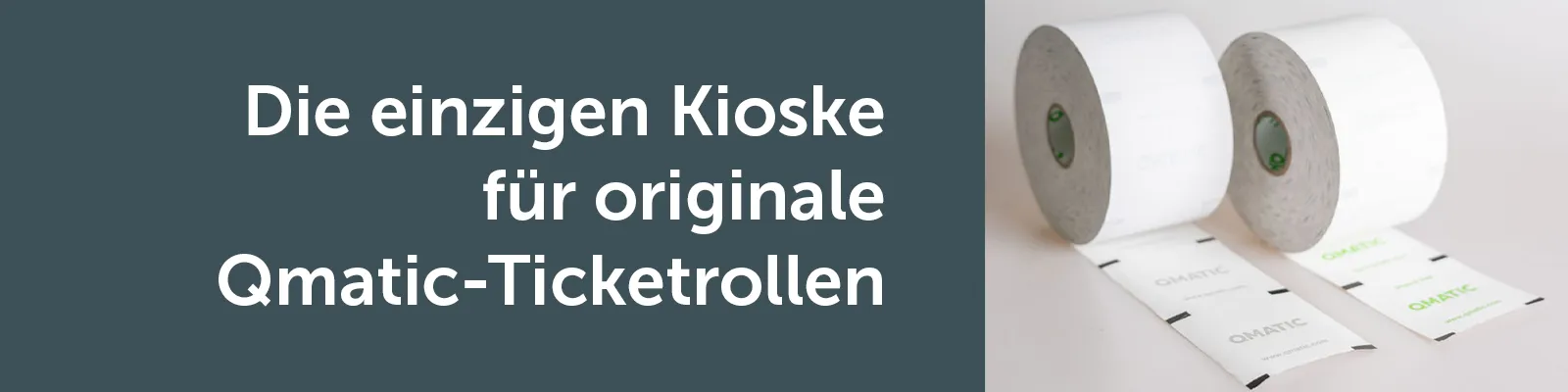 Qmatic ticketdrucker und rollen