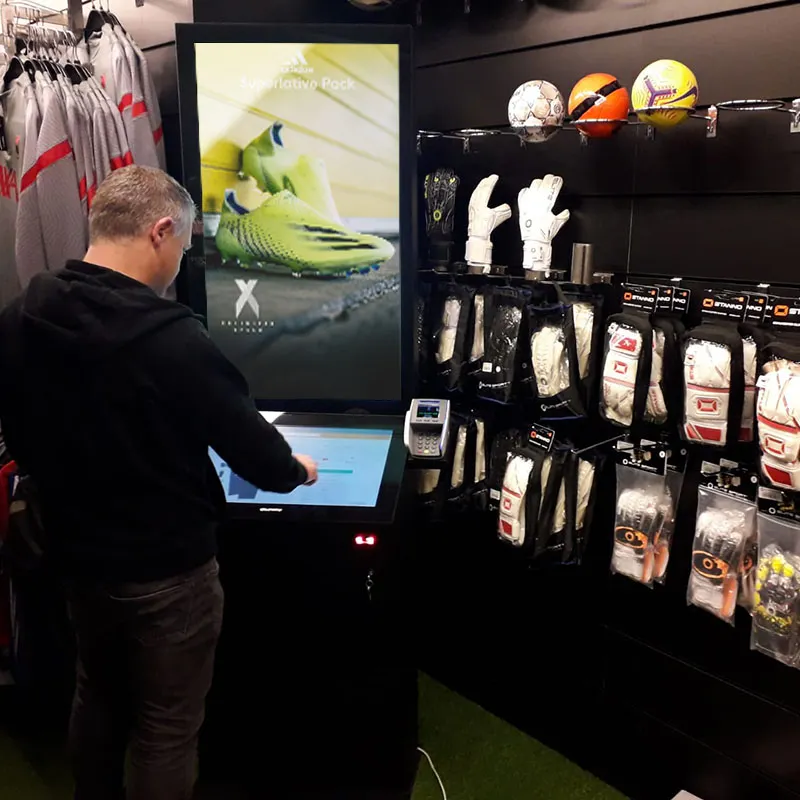 Voetbalshop.nl Self-Service Kioske