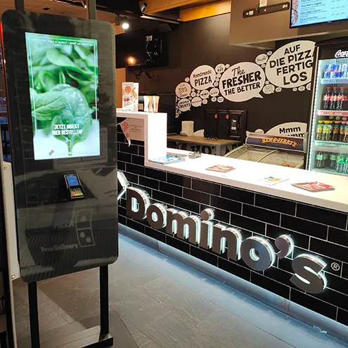 Prestop Self-Service Kiosk Domino's Pizza