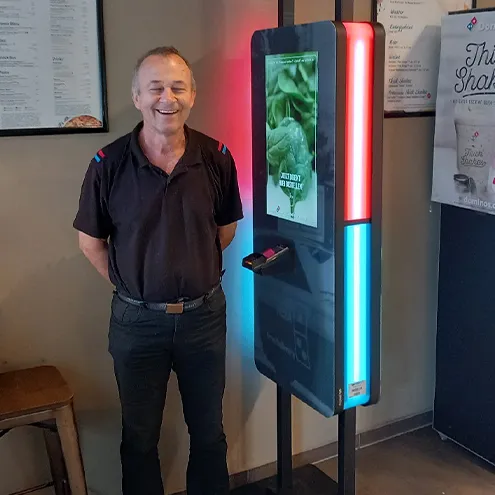 Prestop Self-Service Kiosk Domino's Pizza