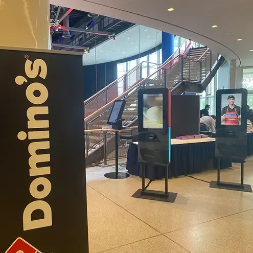 Domino's Rally Deutschland pizza Self-Order Kiosken