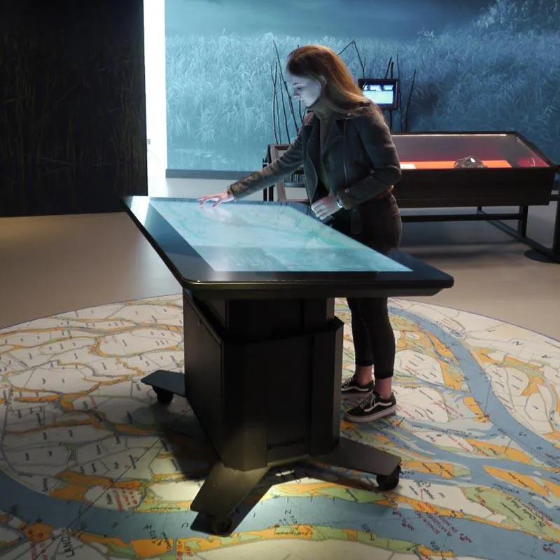 Prestop Biesbosch museum touchtisch Fall