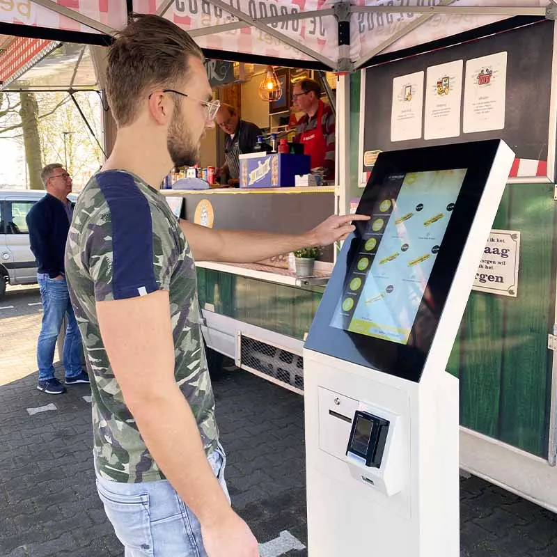 Prestop Self-Service Kiosk Lebensmittel-LKW Sandwich-Bus-Case