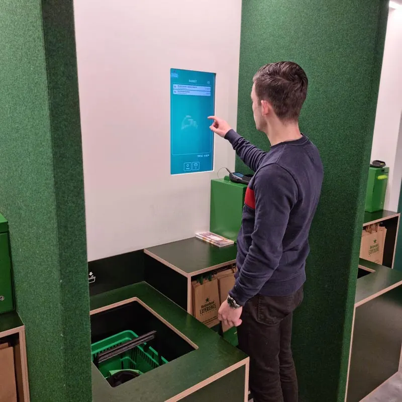 heineken experience self-checkout Einzelhandel-Lösung