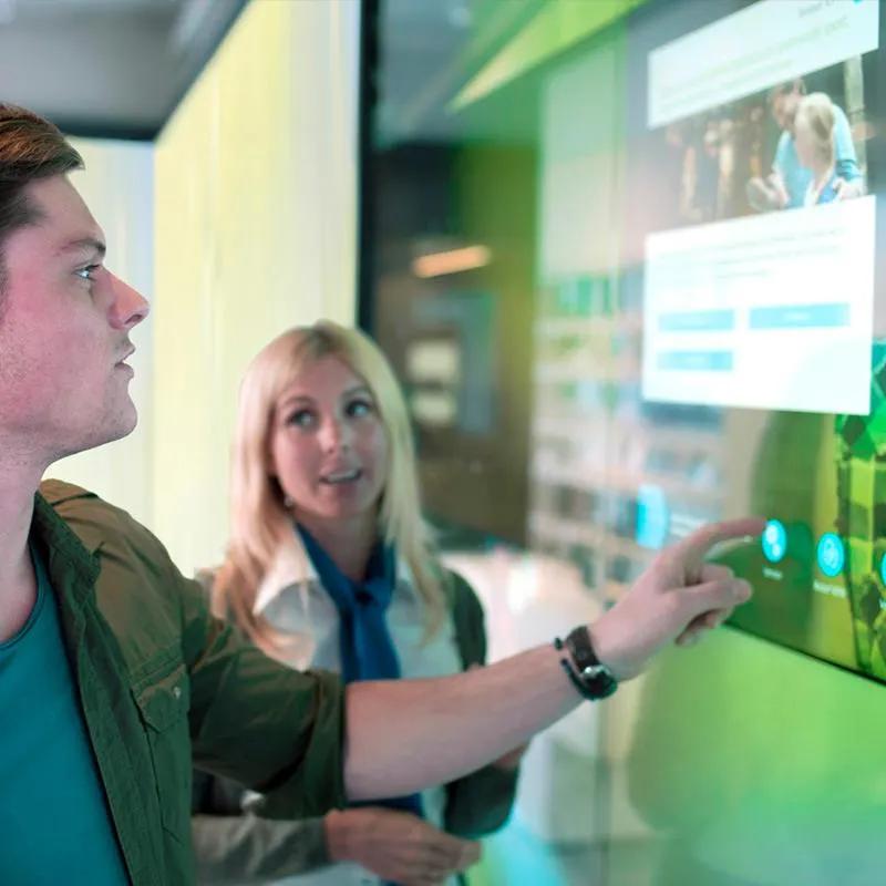 Prestop touch videowalls voor KPN Fall