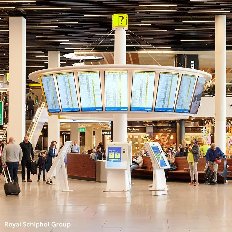 Schiphol Selbstbedienungs-Informationszentrum