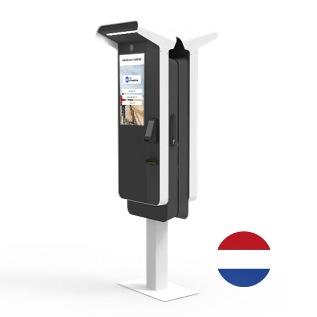 Outdoor-Kiosk für den Fahrradverleih an Außenstandorten mit Verfügbarkeit rund um die Uhr