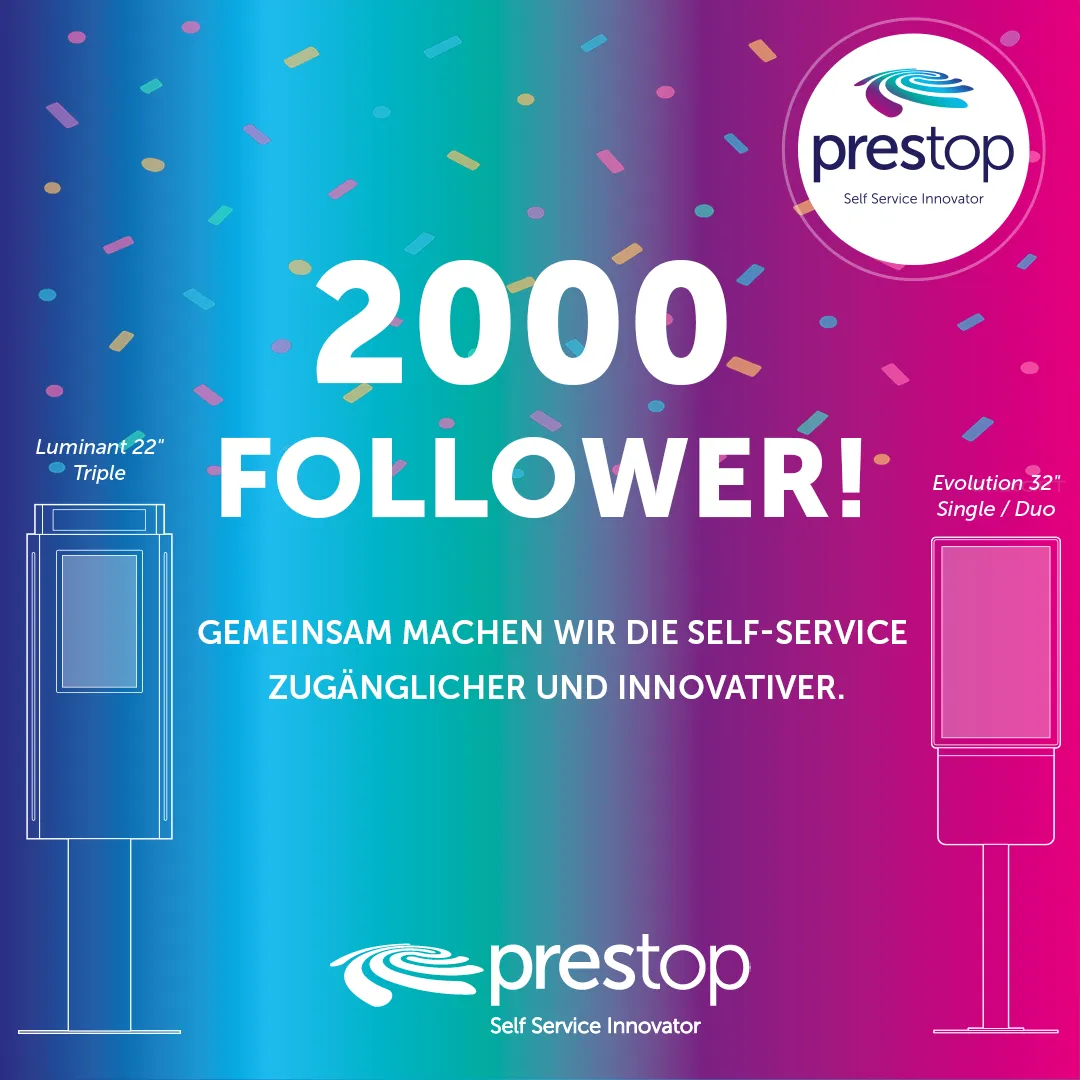 Prestop erreicht 2.000 Follower auf LinkedIn