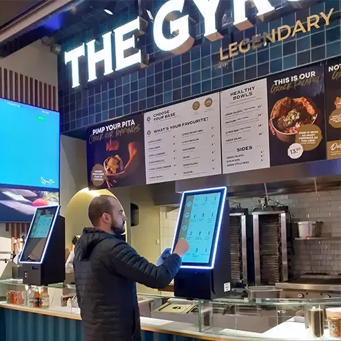 Schalter Self Order Kioske hilfen The Gyros Bar in Utrecht