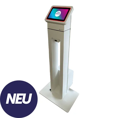 Neu: Slim Anmeldterminal mit Batterie für effizientes Besuchermanagement