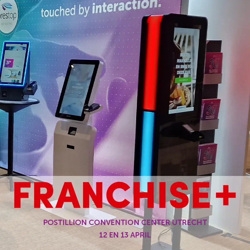 Prestop präsentiert sich auf der Franchise+ Messe am 12. und 13. April in Utrecht, Niederlande