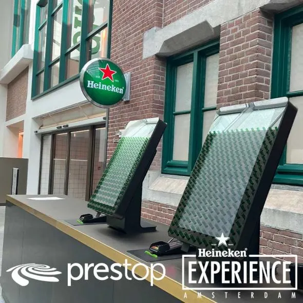 Heineken Experience Amsterdam: Ticketautomaten von Prestop