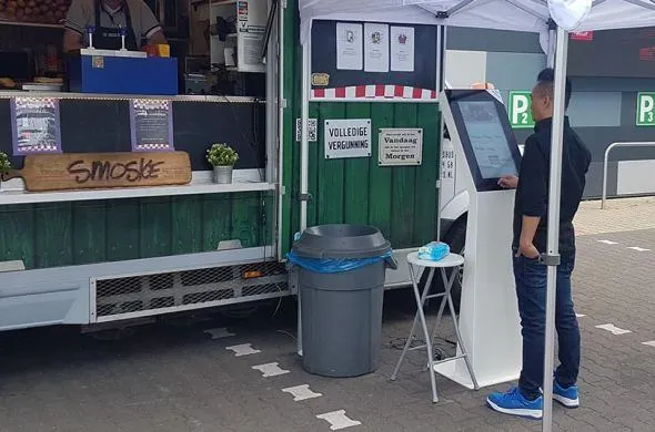 BroodjesBus verwendet seit dieser Woche einen Prestop-Bestellkiosk