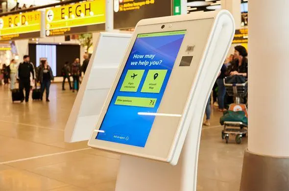 Prestop liefert Self-Service-Informationspunkte für Schiphol