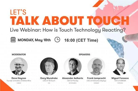 Schauen Sie sich den Webinar Let's Talk about Touch hier an!