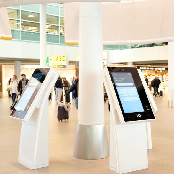 Prestop-Kiosklösungen für den Flughafen der Zukunft