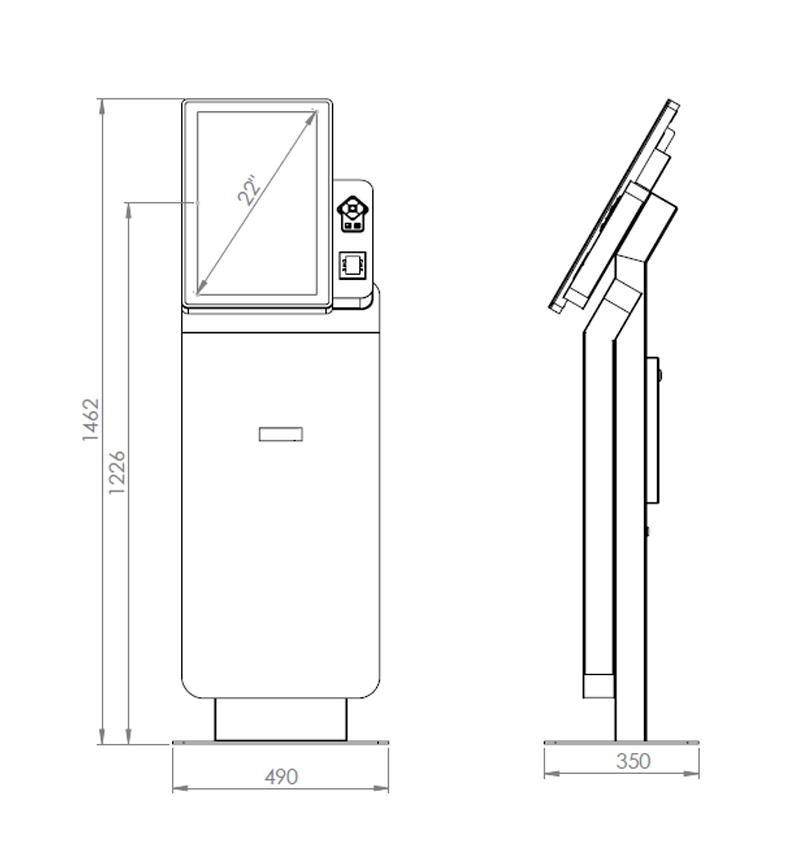 Kiosk Evolution 22" P M LED 