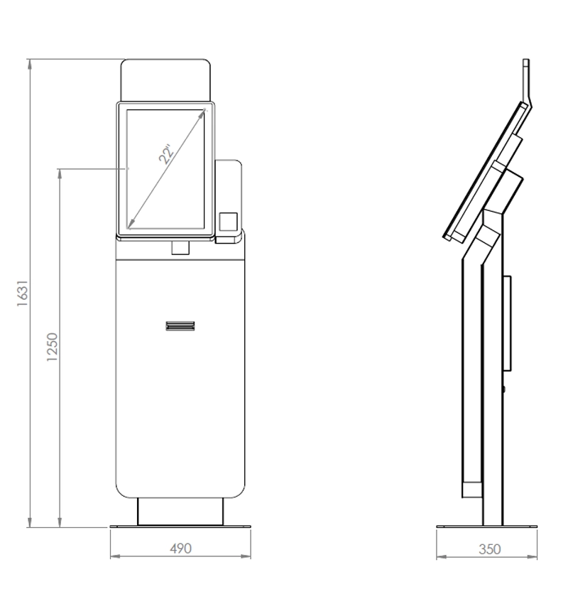 Kiosk Evolution 22" P M LED 
