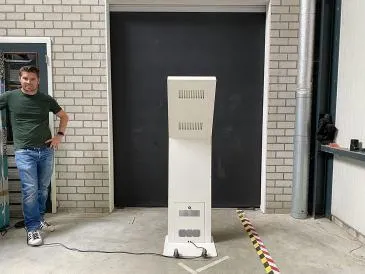 Kiosk Economy 22" P Pin weiß 